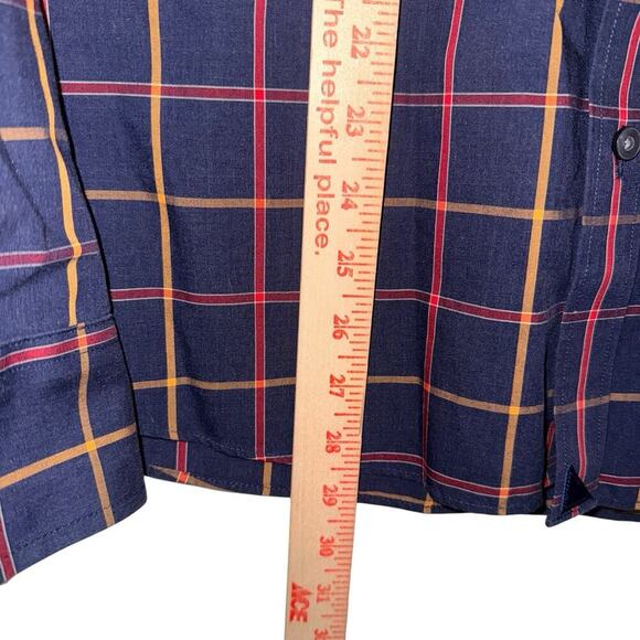 UNTUCKit Sz L Wrinkle Free Georgio‎ Shirt Button Down Check Casual Office Preppy - Picture 7 of 13
